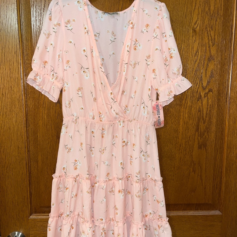 Pink Floral Dress